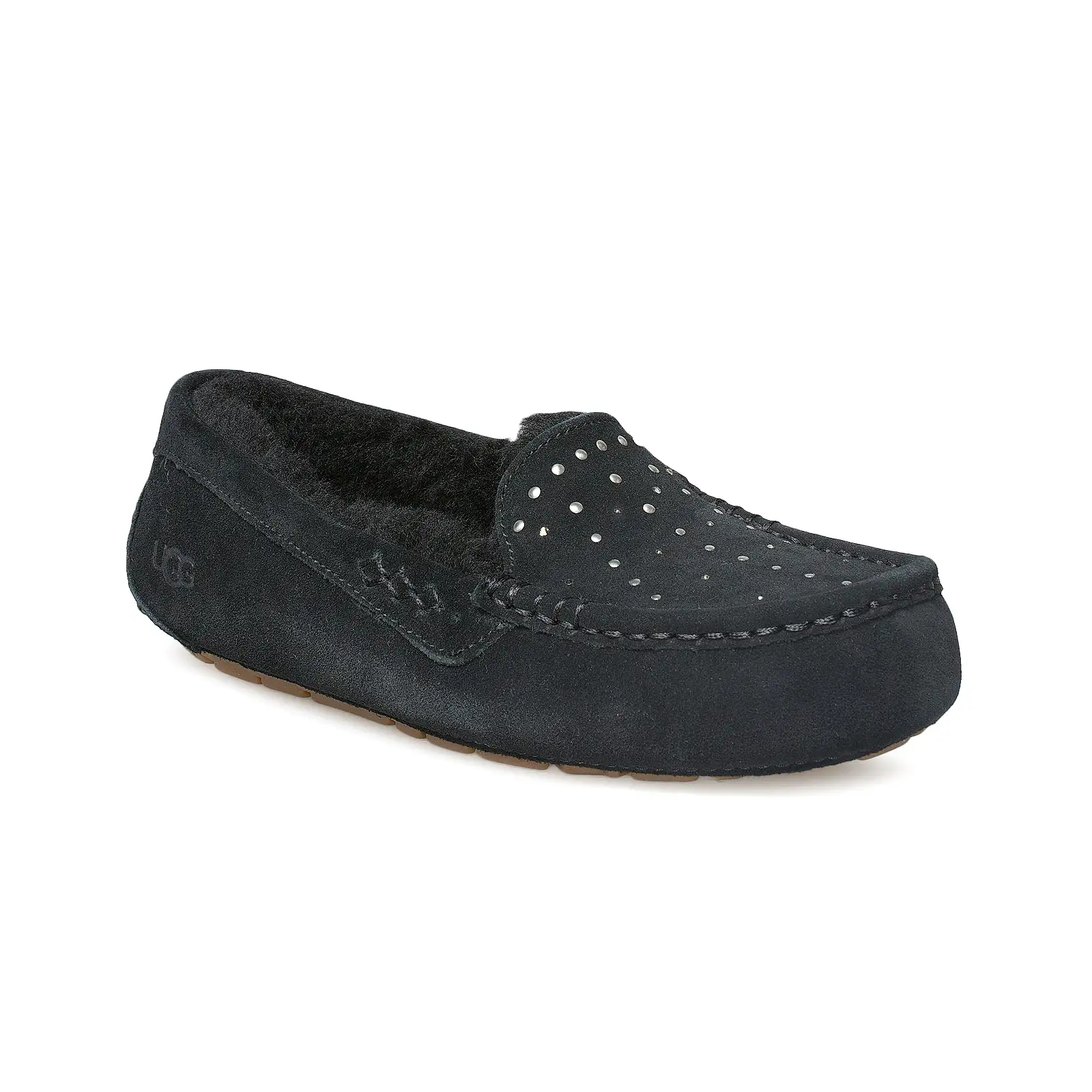 UGG Ansley Studded Black Slippers - Women's