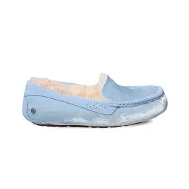 UGG Ansley Velvet Whisper Blue Slippers - Women's