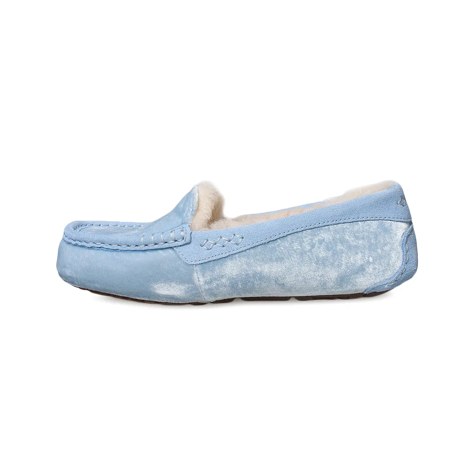 UGG Ansley Velvet Whisper Blue Slippers - Women's