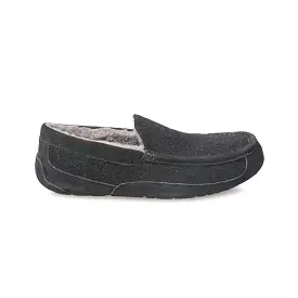 UGG Ascot Wool Black TNL Slippers -  Men's