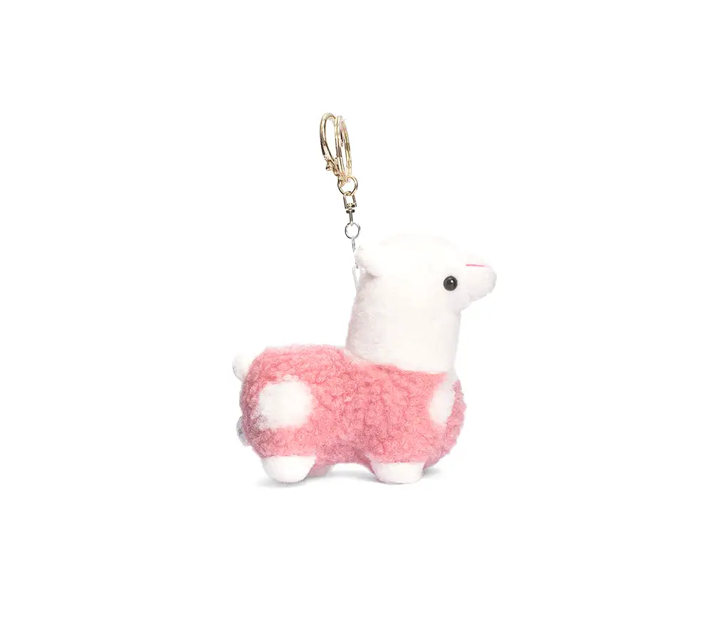 UGG AUSTRALIAN SHEPHERD Cute Plush Alpaca Keyring