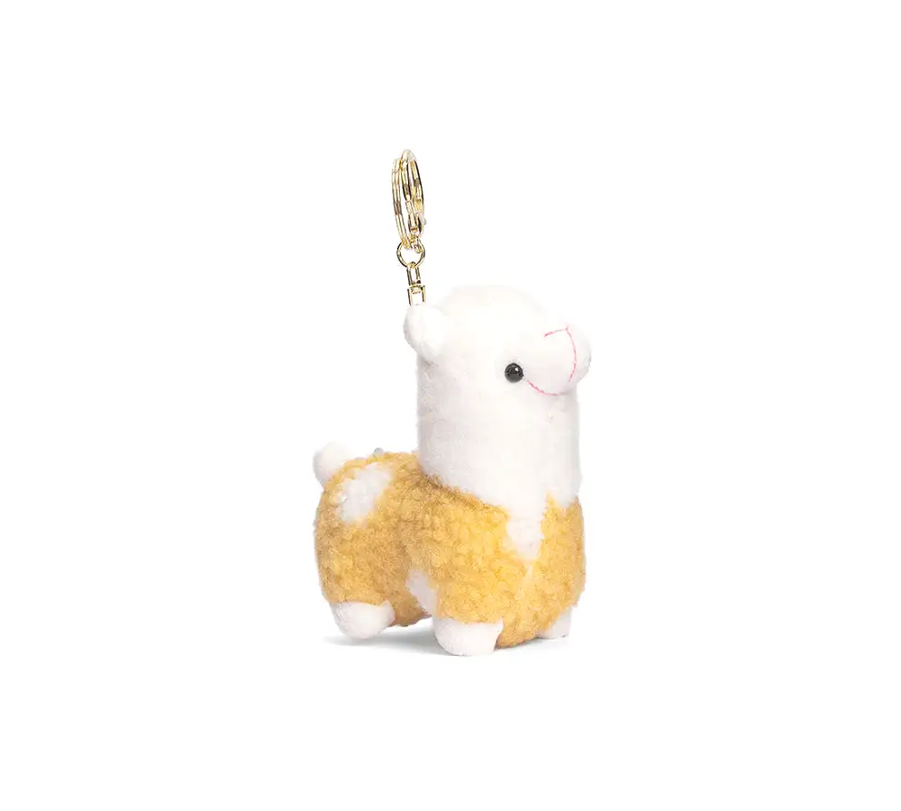 UGG AUSTRALIAN SHEPHERD Cute Plush Alpaca Keyring