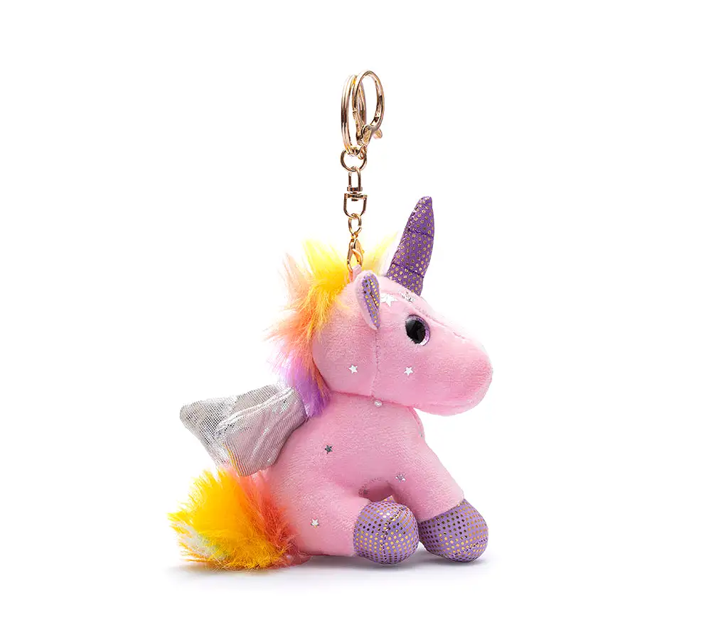 UGG AUSTRALIAN SHEPHERD Cute Plush Unicorn Keyring