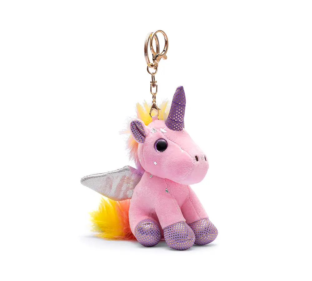 UGG AUSTRALIAN SHEPHERD Cute Plush Unicorn Keyring