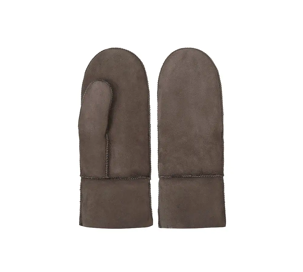 UGG AUSTRALIAN SHEPHERD Fluffy Sheepskin Wool Mittens