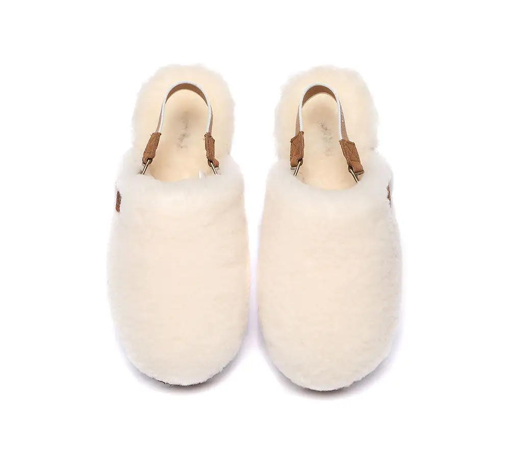 UGG AUSTRALIAN SHEPHERD Removable Strap Slingback Ugg Slipper Women Kamari