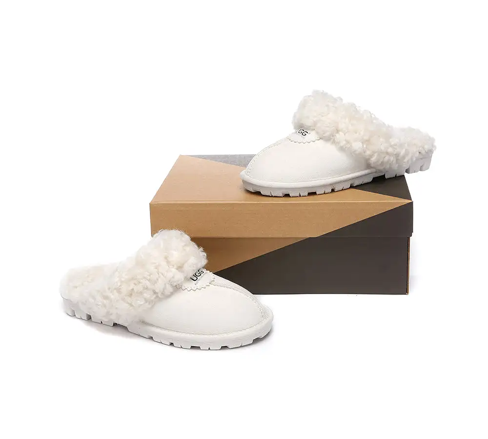 UGG AUSTRALIAN SHEPHERD Ugg Slipper Double Faced Sheepskin Waffle Curly