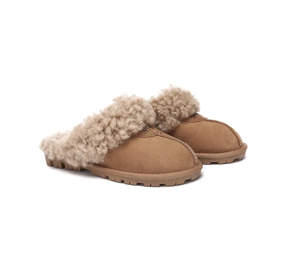 UGG AUSTRALIAN SHEPHERD Ugg Slipper Double Faced Sheepskin Waffle Curly