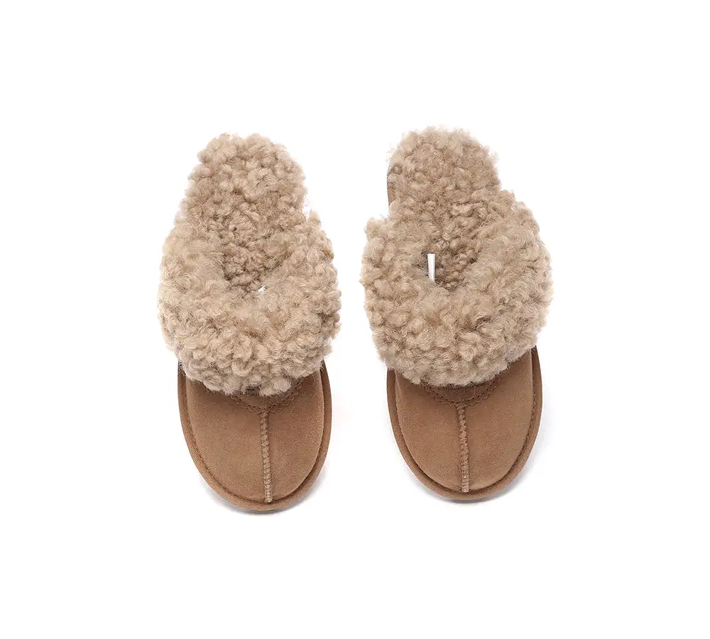 UGG AUSTRALIAN SHEPHERD Ugg Slipper Double Faced Sheepskin Waffle Curly