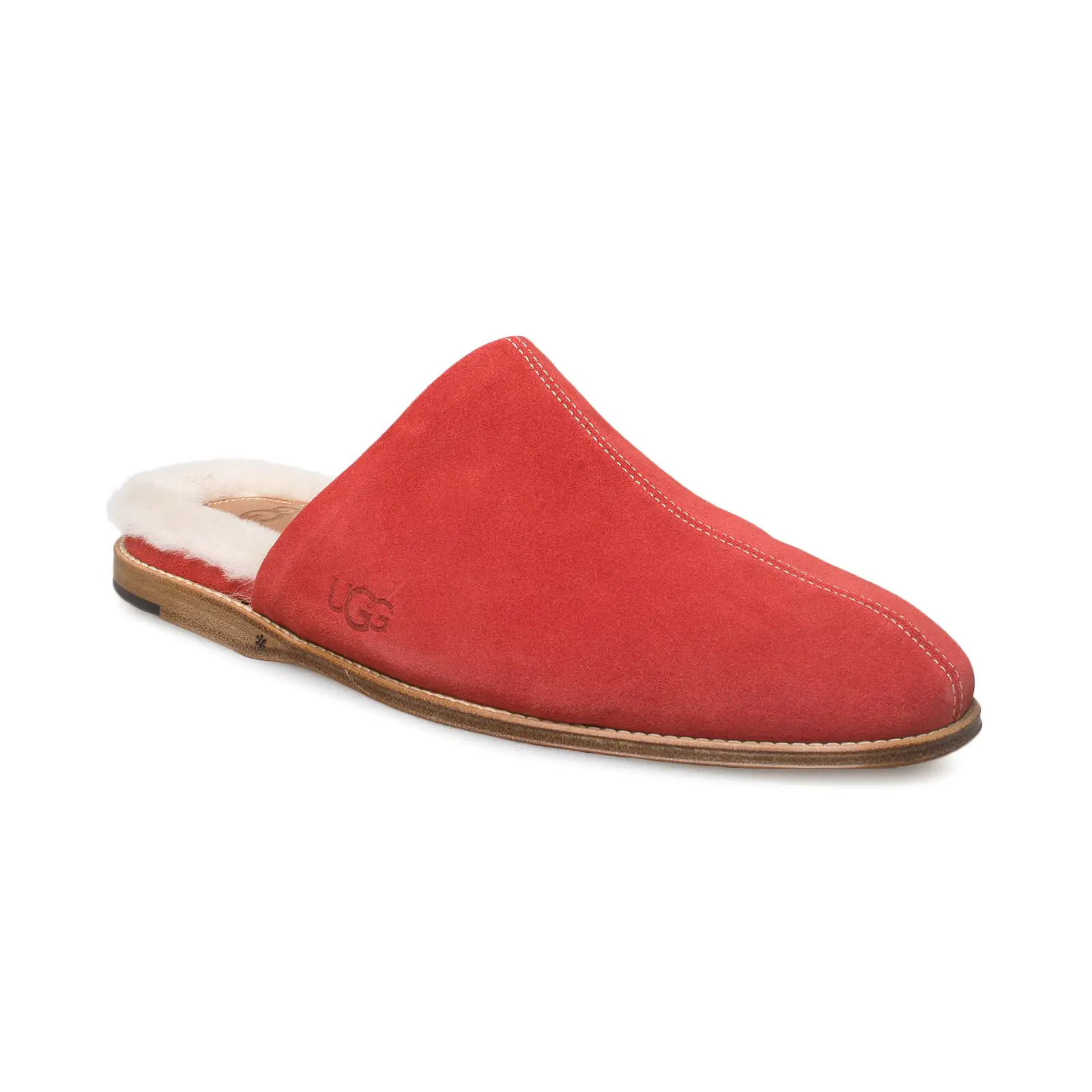 UGG Chateau Slip On Samba Red Slippers - Men's