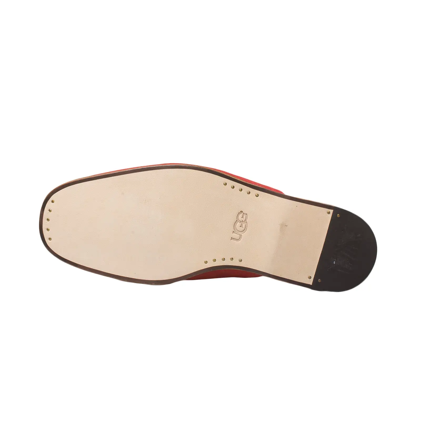 UGG Chateau Slip On Samba Red Slippers - Women's