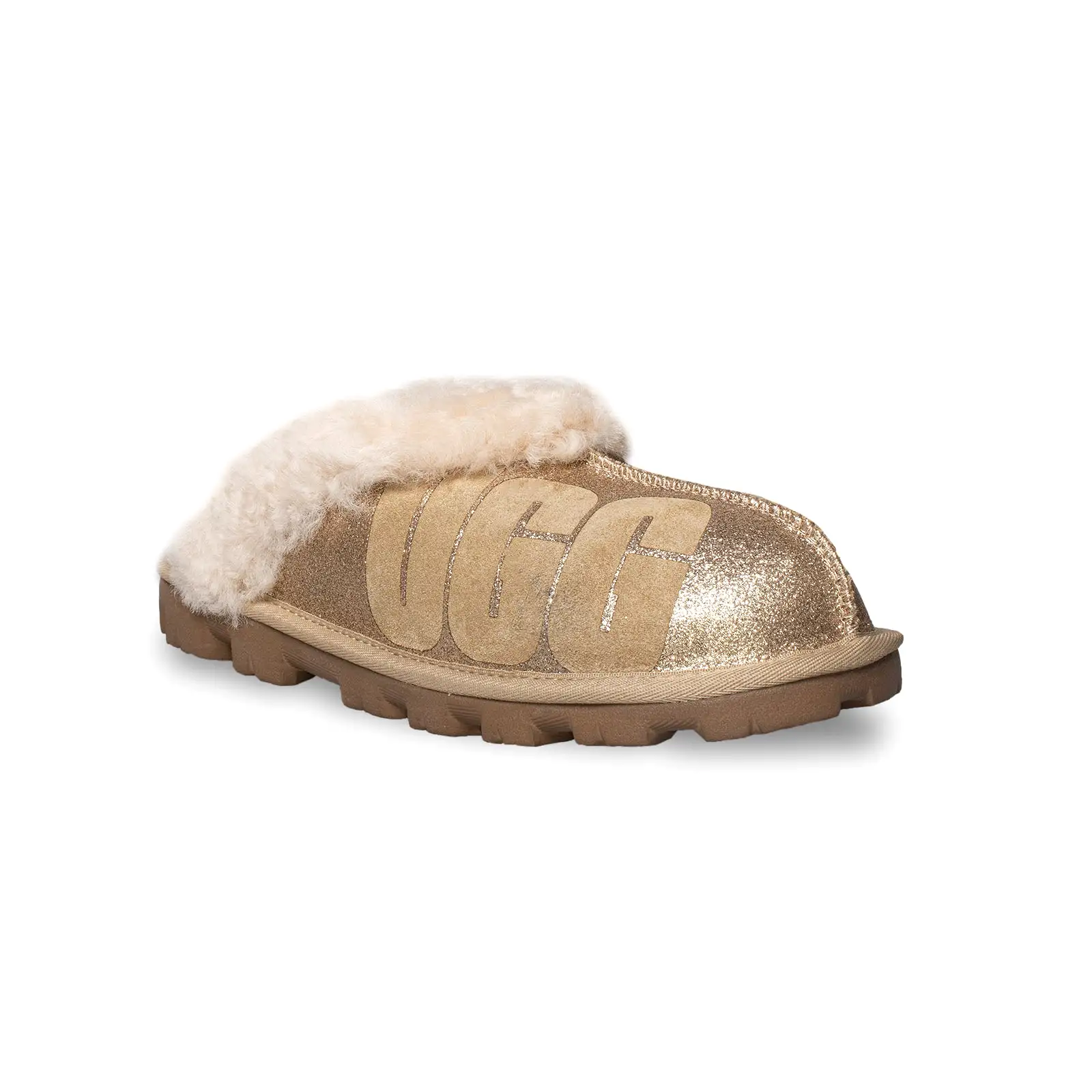 UGG Coquette UGG Sparkle Gold Slippers - Women's