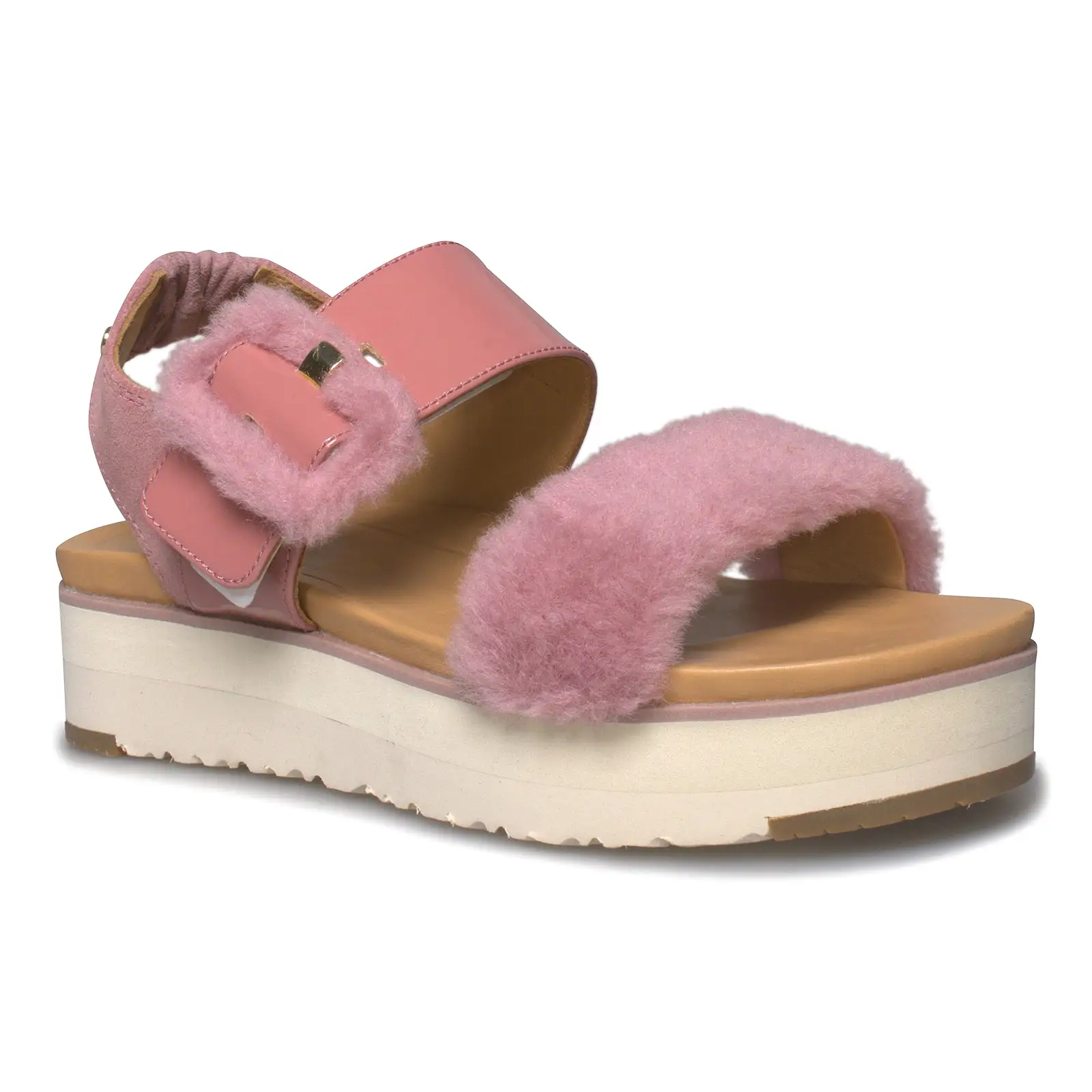 UGG Le Fluff Pink Dawn Sandals - Women's