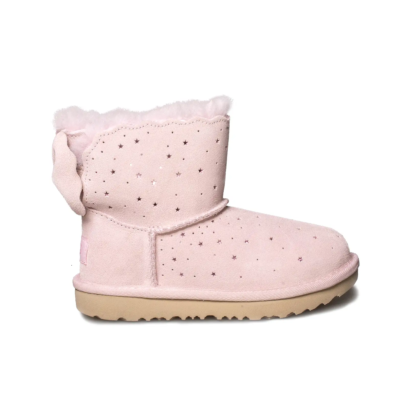 UGG Mini Bailey Bow II Starry Lite Seashell Pink Boot's - Toddler's