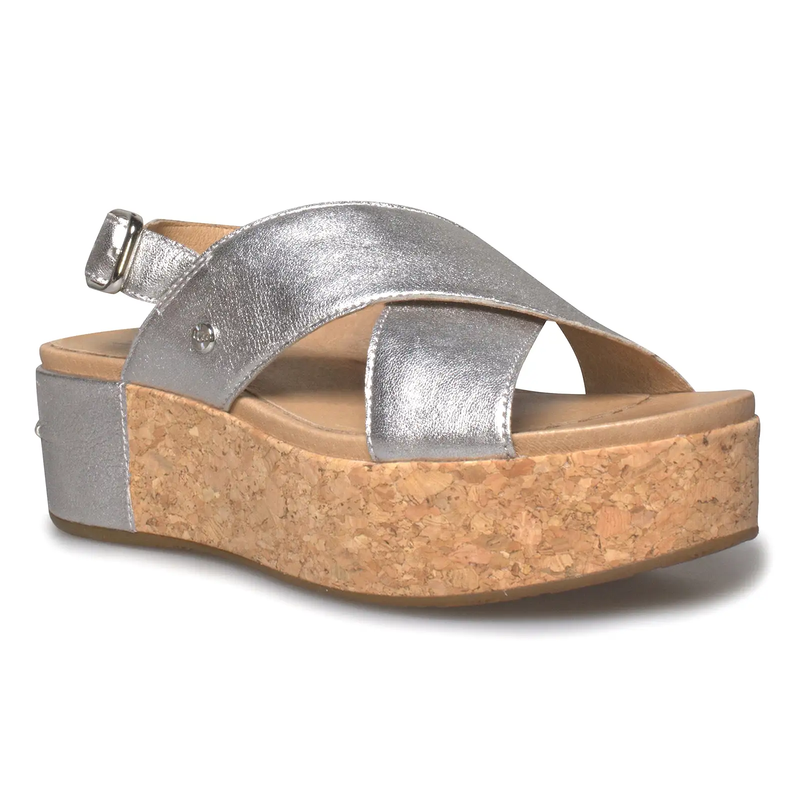 UGG Shoshana Silver Sandals - Women's