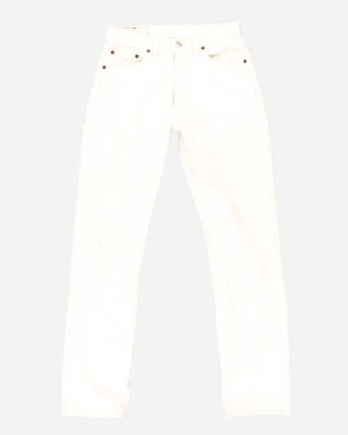 Vintage 90s Levi's 501 White Jeans - W29 L32