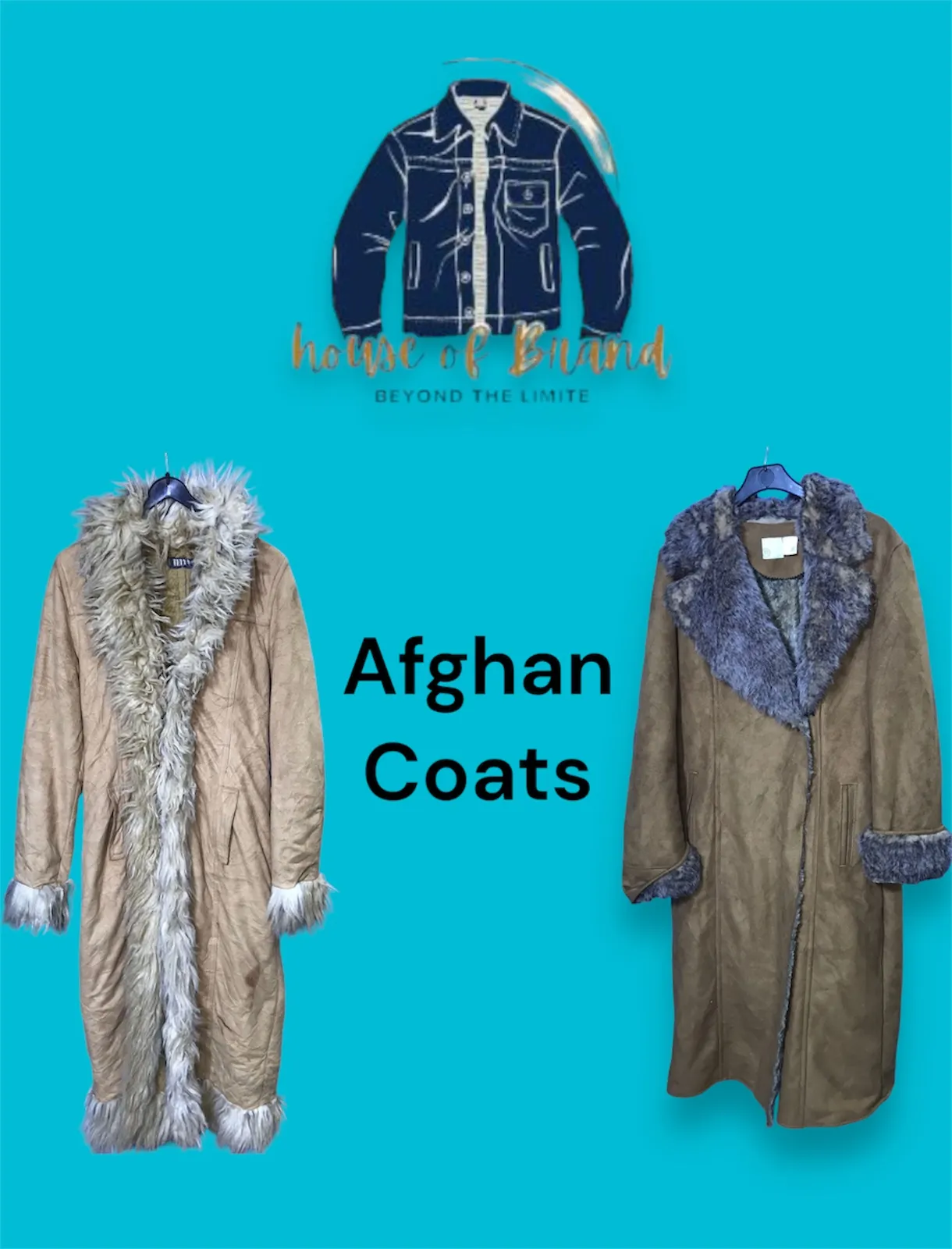 Y2k Clueless design of Afghan Coats