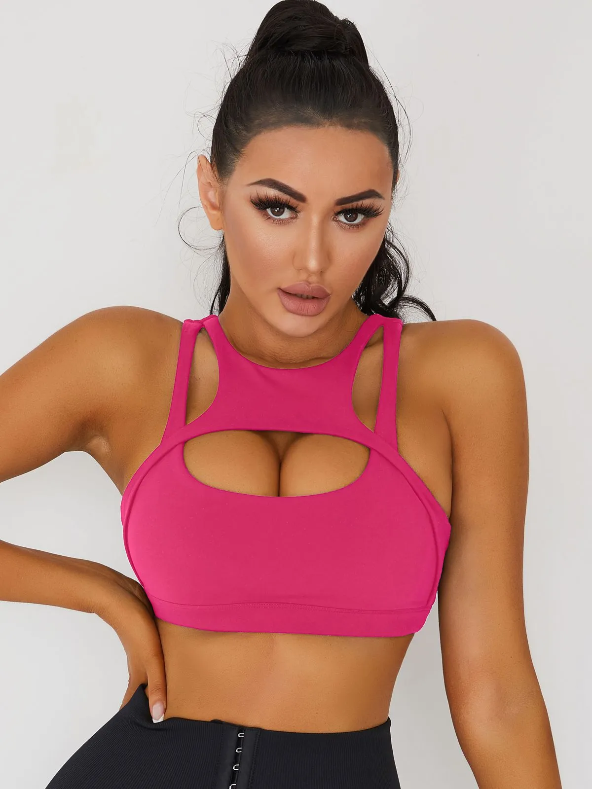 ZASUWA Female Sexy Cutout Sports Bras