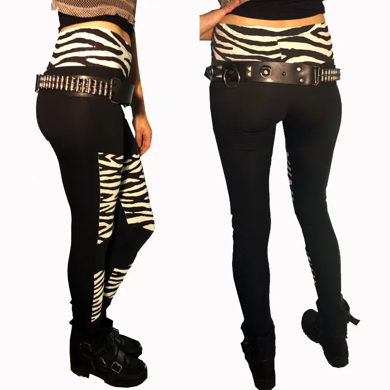 Zebra Punk Leggings