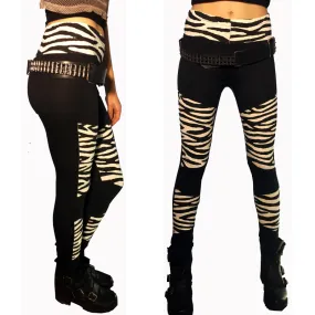 Zebra Punk Leggings